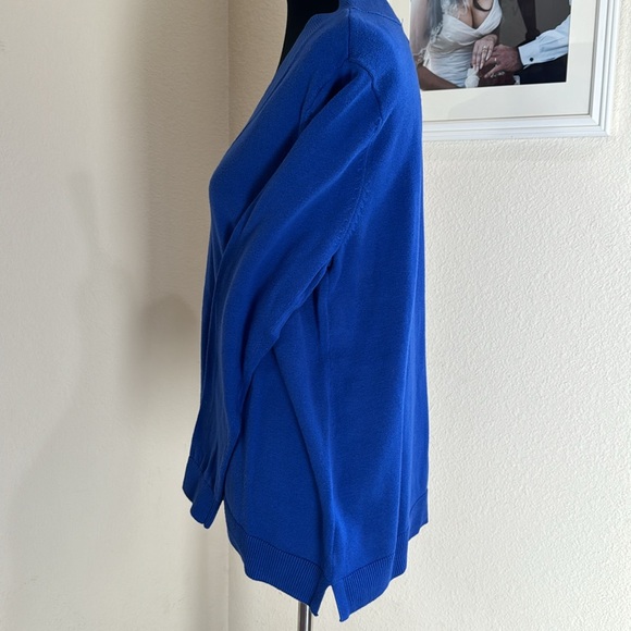 Karen Scott V Neck Sweater - Picture 2 of 5